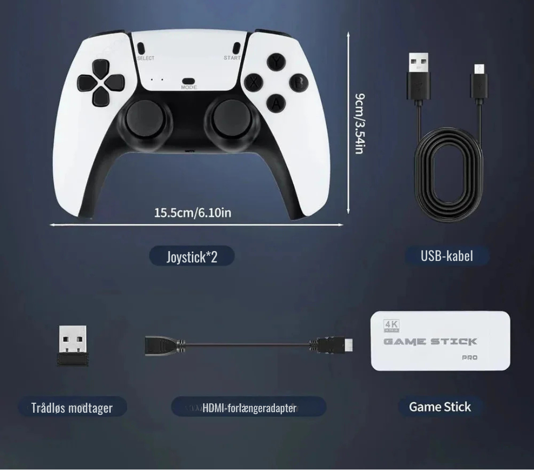 GameStickRetro™ – Duizenden klassieke spellen in één