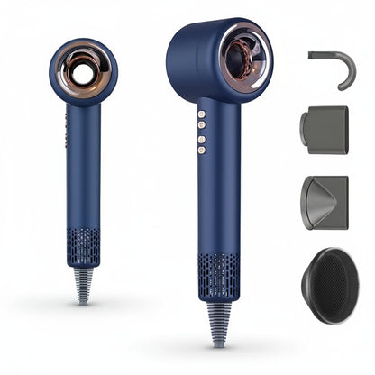 Professionele haarföhn met geavanceerde negatieve-ionen technologie voor glanzend & gezond haar van salonkwaliteit