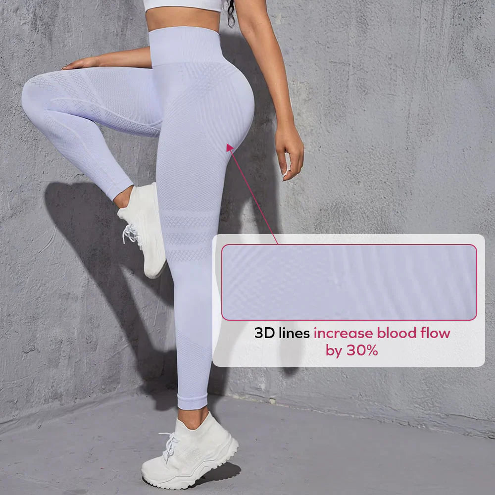 3D Legging | Licht paars