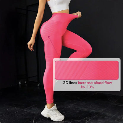 3D Legging | Roze